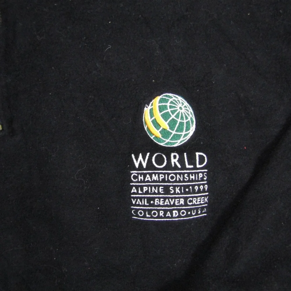 Vintage SDI Sweater Mens Medium World Championships 1999 Ski‎ Rodeo Pullover